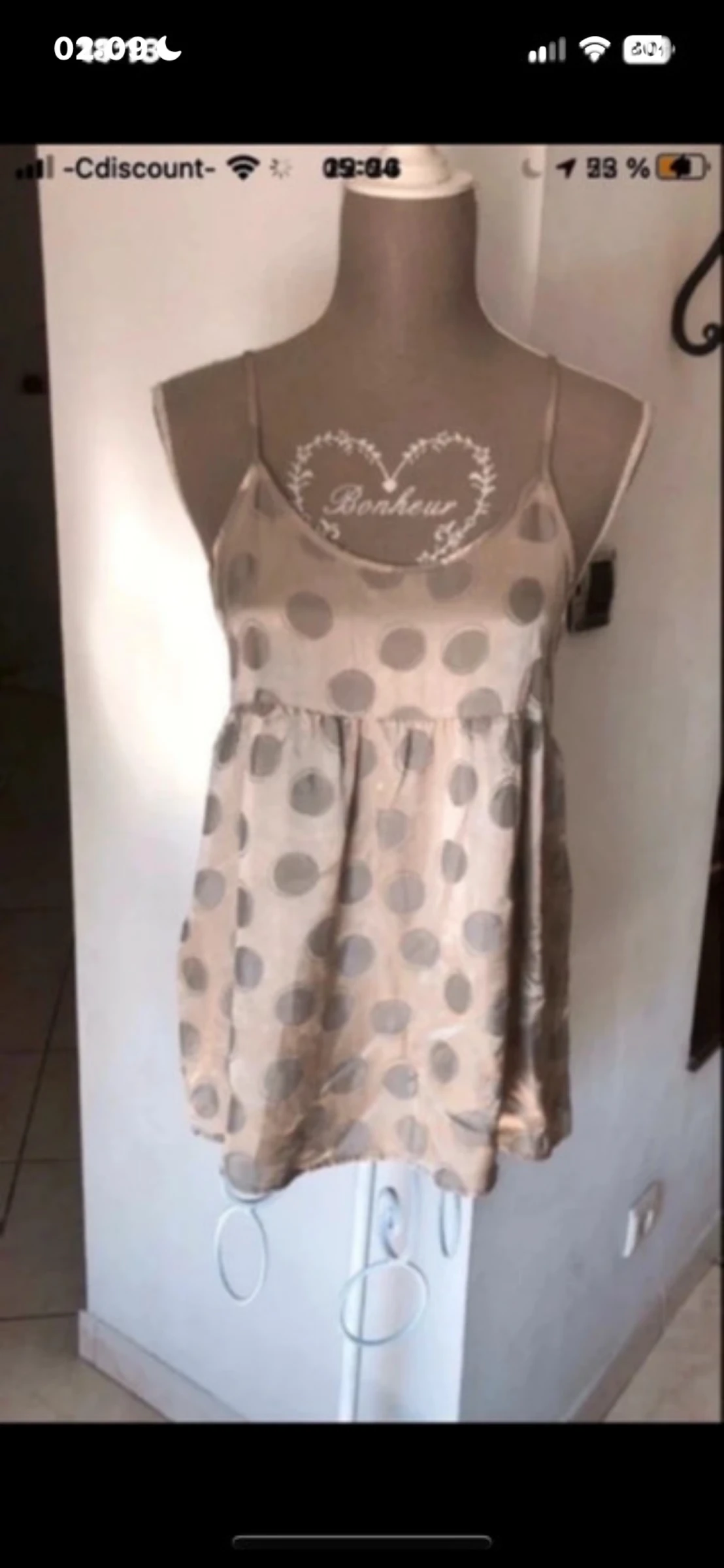 Débardeur beige (des petits hauts)